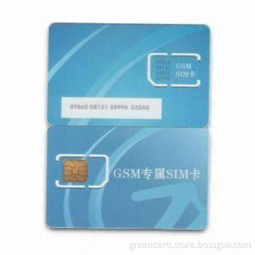 GSM SIM Card, Carriest that Operates on the Global System and Supports Both SIM